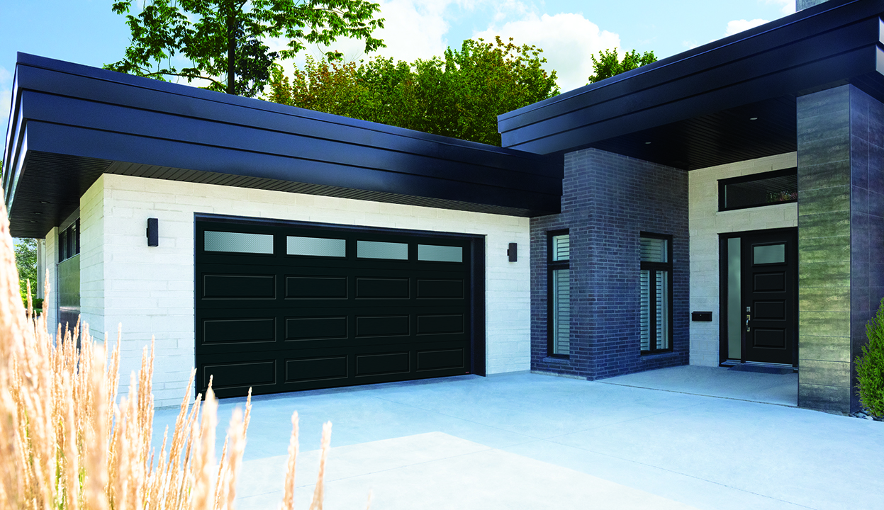 Garaga new design the ShakerModern XL embossed garage door
